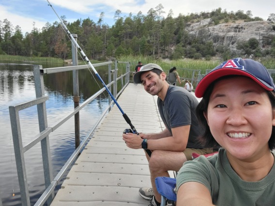 University of Arizona Orthopaedic Medical student friends fishing
