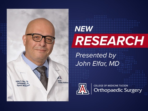 New research presented by John Elfar, MD