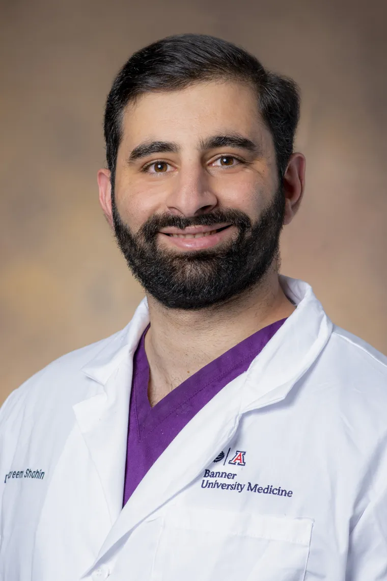 UArizona sport medicine fellow Dr. Kareem Shahin