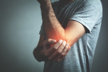 image suggesting elbow pain