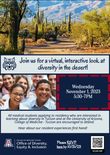 UArizona Residency Info Session Flyer